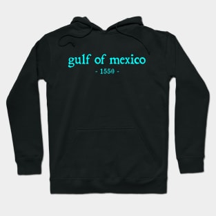 Retro Gulf of Mexico Est 1550 Mexican Flag Hoodie